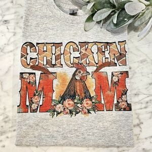 Chicken mom shirt cute farmhouse popular trending hen mama